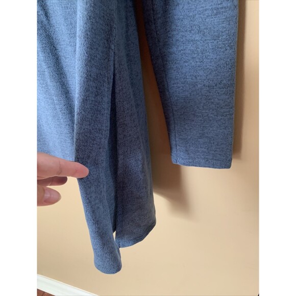 12pm by Mon Ami Tunic Top Sweater Size Small Blue Long Sleeve Soft V-Neck B5 - Picture 3 of 4